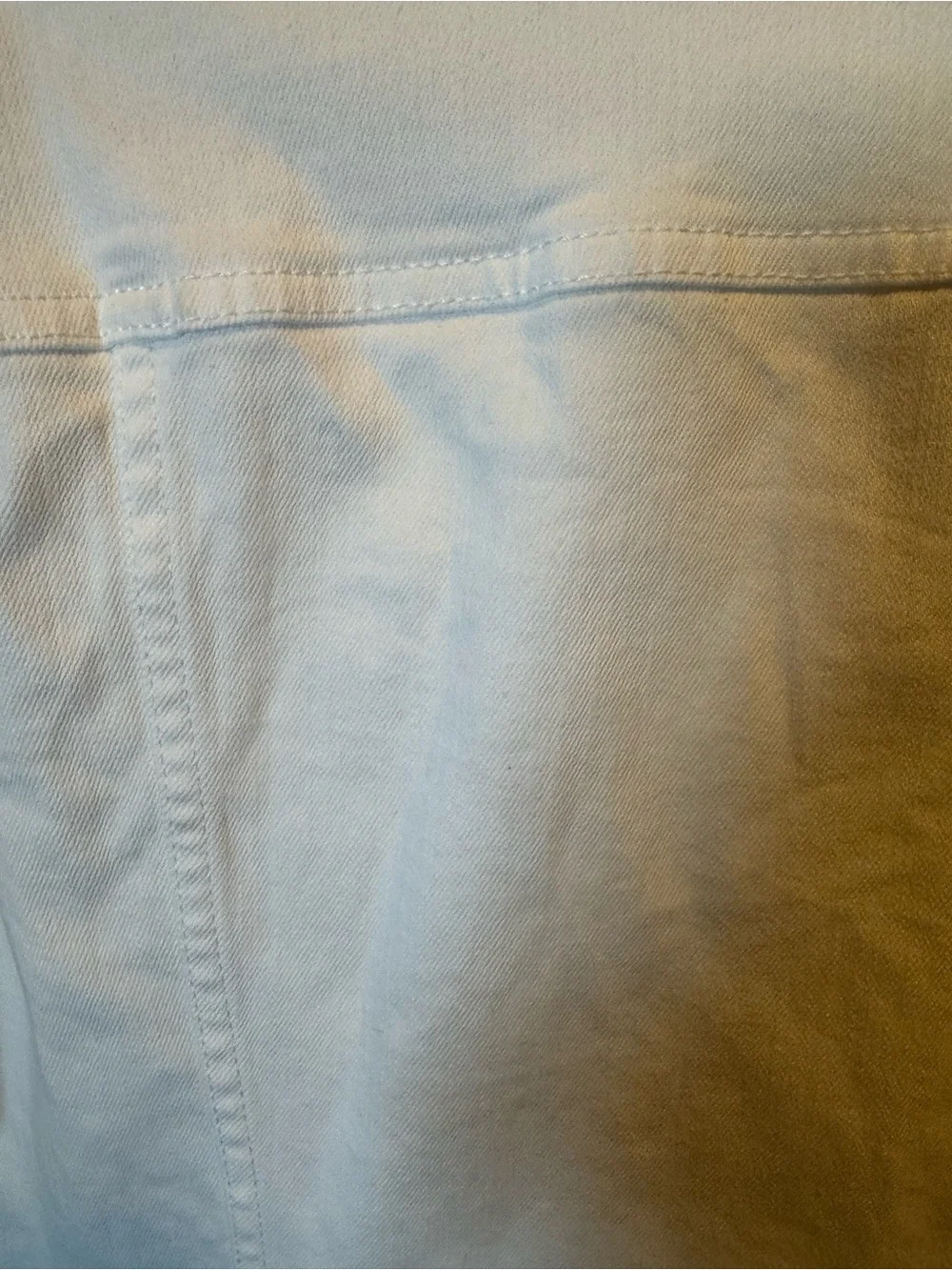GAP Women's White Denim Jacket